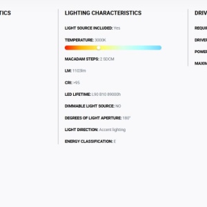 Stalp LED iluminat exterior simetric 180º IP65 RUSH 80cm 3000K 218215 universul-luminii.ro