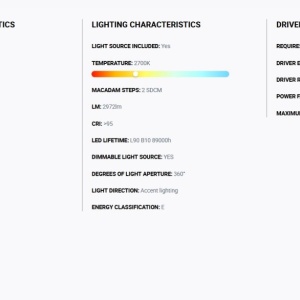 Stalp LED iluminat exterior simetric 360º IP65 RUSH 370cm 2700K CASAMBI 218775 universul-luminii.ro