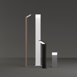 Stalp LED iluminat exterior STYLE PT H030 COFFEE 3000K - Img 2