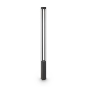 Stalp LED mare pentru iluminat exterior IP65 Elbe grafit H-200cm