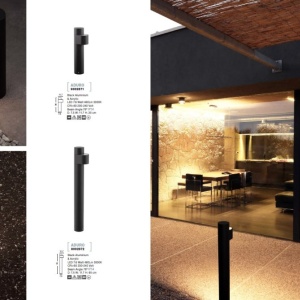 Stalp LED mediu pentru iluminat exterior IP64 ADURO 205775 universul-luminii.ro