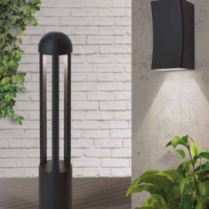 Stalp LED pentru exterior, protectie IP54, Naok antracit 197795 universul-luminii.ro