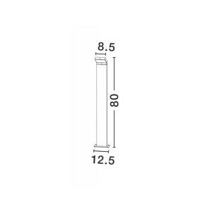 Stalp LED pentru iluminat exterior IP54 PARK I NVL-713123 79155 universul-luminii.ro