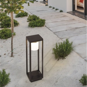Stalp LED solar de exterior cu senzor miscare IP65 LOVETO H-50cm 83995 universul-luminii.ro