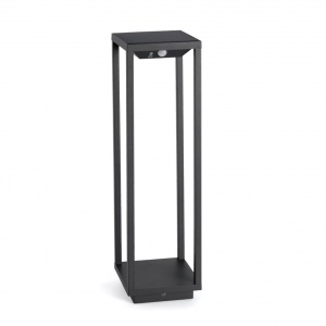 Stalp LED solar iluminat exterior cu senzor de miscare IP54 SAURA