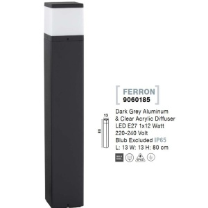Stalp mediu pentru iluminat exterior IP65 FERRON 205635 universul-luminii.ro