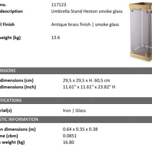 Suport pentru umbrele design LUX Heston - Img 2
