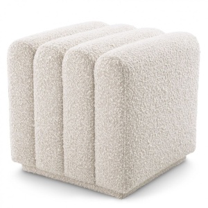 Taburete design LUX Bente, boucle crem 115491 HZ