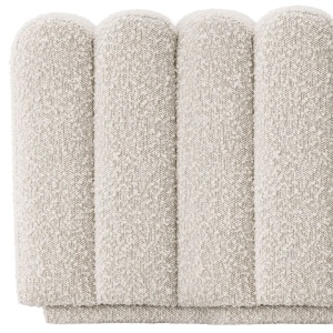 Taburete design LUX Bente, boucle crem 115491 HZ - Img 3