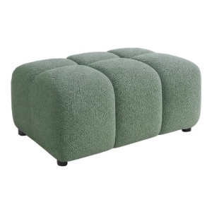 Taburete, Suport picioare CLOUD 100cm, material boucle verde salvie