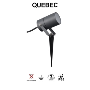 Tarus cu Proiector GU10 IP65 QUEBEC corten - Img 3