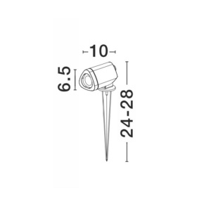 Tarus cu proiector LED iluminat exterior IP65 INSIDE NVL-9010005 79825 universul-luminii.ro