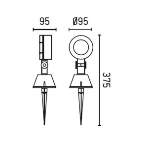 Tarus iluminat exterior IP54 Garda 70130 56585 universul-luminii.ro