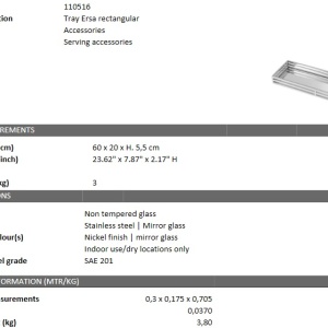 Tava design LUX Ersa nickel 110516 HZ - Img 4