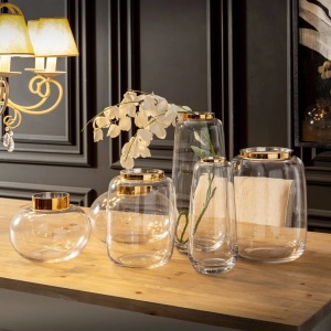 Vas decorativ, Vaza eleganta din sticla SX-108575 - Img 4