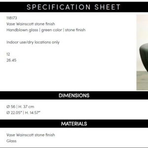 Vaza design LUX Wainscott - Img 4