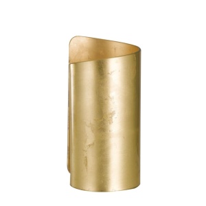 Veioza aurie cu abajur din sticla curbata Imagine I-IMAGINE-L-ORO FE