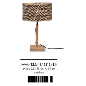 Veioza eco din bambus Java straight nat/3218, bl./nat 120875 universul-luminii.ro