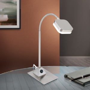 Veioza / Lampa de birou ajustabila Steno satin chrome 99445 universul-luminii.ro