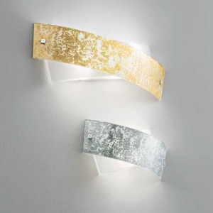 Veioza, Lampa de masa CAMILLA cu foita aurie sau argintie 221345 universul-luminii.ro