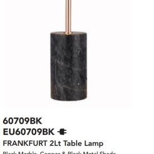 Veioza, Lampa de masa decorativa Frankfurt 136825 universul-luminii.ro