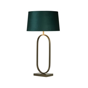 Veioza/Lampa de masa decorativa Modish bronz/verde