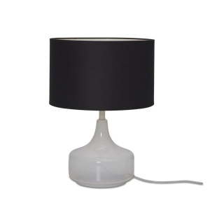 Veioza/ Lampa de masa decorativa Reykjavik alb/ negru