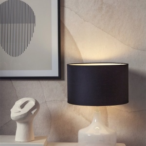 Veioza/ Lampa de masa decorativa Reykjavik alb/ negru 232015 universul-luminii.ro