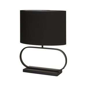 Veioza/Lampa de masa decorativa Sleek negru - Img 3
