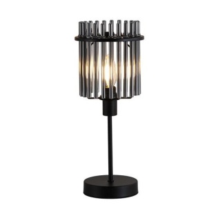 Veioza/Lampa de masa decorativa Swizzle fumurie