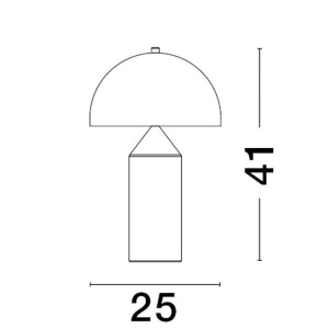 Veioza/Lampa de masa design decorativ modern BOLT 214245 universul-luminii.ro