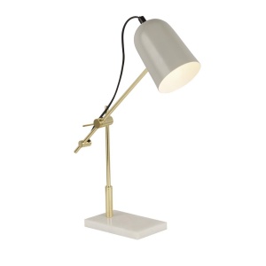 Veioza/Lampa de masa design decorativ Odyssey gri/auriu