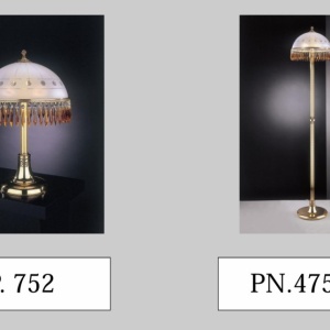 Veioza, Lampa de masa design italian, cristale topaz, 752 169675 universul-luminii.ro