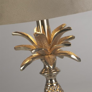 Veioza/Lampa de masa design lux elegant Belle argintiu/taupe 148945 universul-luminii.ro