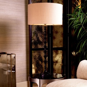 Veioza, Lampa de masa design LUX, Lemn, Tesatura, Arabella 168225 universul-luminii.ro