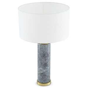 Veioza, Lampa de masa design LUX Lxry, marmura gri 115815 universul-luminii.ro