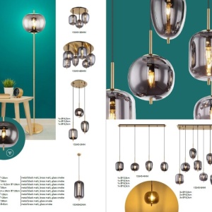 Veioza, lampa de masa design modern Blacky I negru mat, alama 210475 universul-luminii.ro