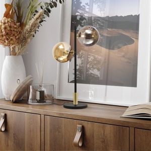 Veioza, Lampa de masa design modern Dark 2L 153395 universul-luminii.ro