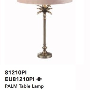 Veioza, Lampa de masa eleganta Palm roz 136605 universul-luminii.ro