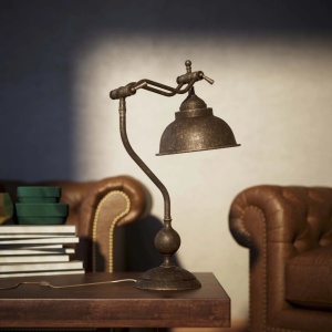 Veioza, Lampa de masa industrial vintage Oslo - Img 3