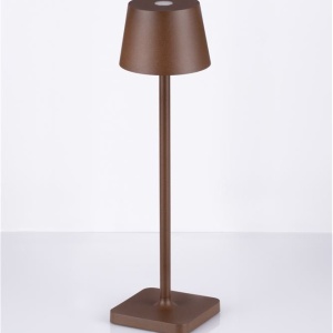 Veioza/Lampa de masa LED portabila exterior IP54 DECK maro 160535 universul-luminii.ro