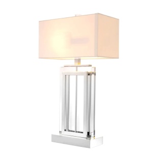 Veioza, lampa de masa LUX Arlington nickel/ crystal 112407 HZ