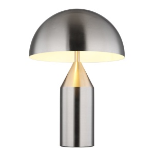 Veioza/Lampa de masa moderna ATOMA nickel