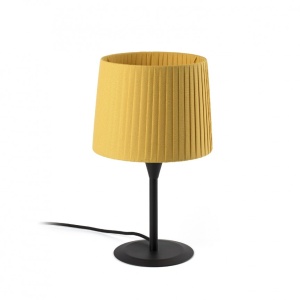 Veioza / Lampa de masa moderna design elegant SAMBA negru/galben 64311-39