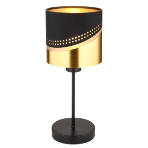 Veioza, Lampa de masa moderna OR negru/auriu