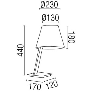 Veioza, lampa de masa Moma 68500 51155 universul-luminii.ro