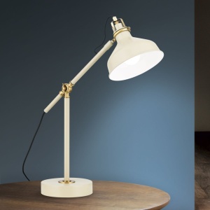 Veioza/Lampa din metal reglabila stil vintage SCHILLER kaki/patina