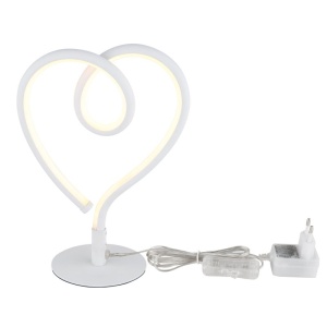 Veioza LED Lampa camera copii metal alb AMORE 250545 universul-luminii.ro