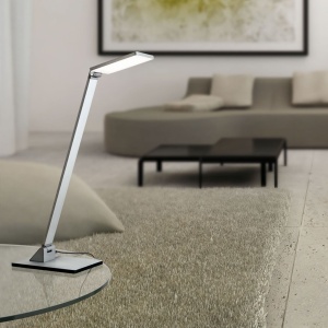 Veioza LED / Lampa de birou moderna reglabila Work LA 4-1172/1 Alu-matt OR