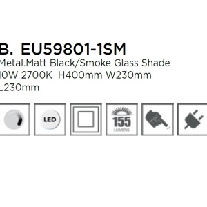 Veioza LED, Lampa de masa design nordic Frisbee EU59801-1SM SRT 86635 universul-luminii.ro